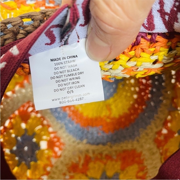 Peter Grimm crochet flower bohemian hat - Picture 5 of 6